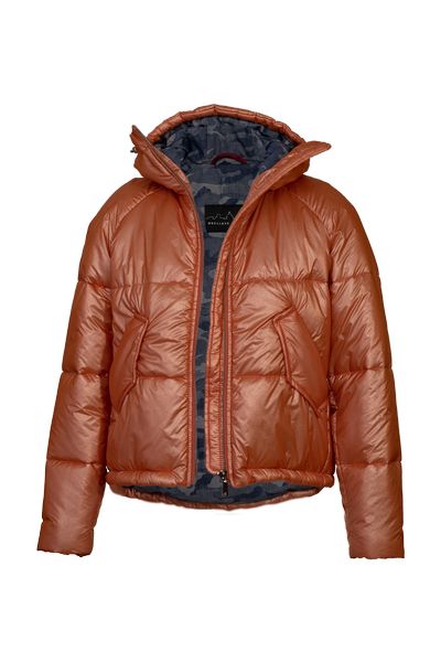 Front view of Solstice Alpaca insulated puffer jacket