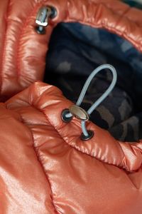 Model wearing Solstice Alpaca insulated puffer jacket on a podium at Montreal Fashion Week runway